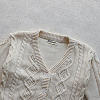 Load image into Gallery viewer, Baby Unisex Solid Color Crochet Cardigan Wholesale 230113205
