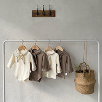 Load image into Gallery viewer, Baby Unisex Bow Rompers Wholesale 230113223
