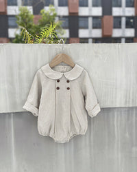 Load image into Gallery viewer, Baby Unisex Solid Color Rompers Wholesale 230113224

