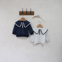 Load image into Gallery viewer, 2 Pieces Set Baby Kid Unisex Color-blocking Tops And Solid Color Pants Wholesale 230113240
