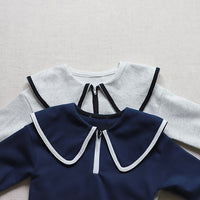 Load image into Gallery viewer, 2 Pieces Set Baby Kid Unisex Color-blocking Tops And Solid Color Pants Wholesale 230113240

