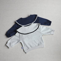 Load image into Gallery viewer, 2 Pieces Set Baby Kid Unisex Color-blocking Tops And Solid Color Pants Wholesale 230113240

