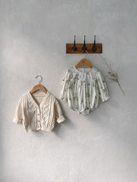 Load image into Gallery viewer, Baby Girls Flower Animals Print Rompers Wholesale 230113254
