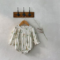Load image into Gallery viewer, Baby Girls Flower Animals Print Rompers Wholesale 230113254
