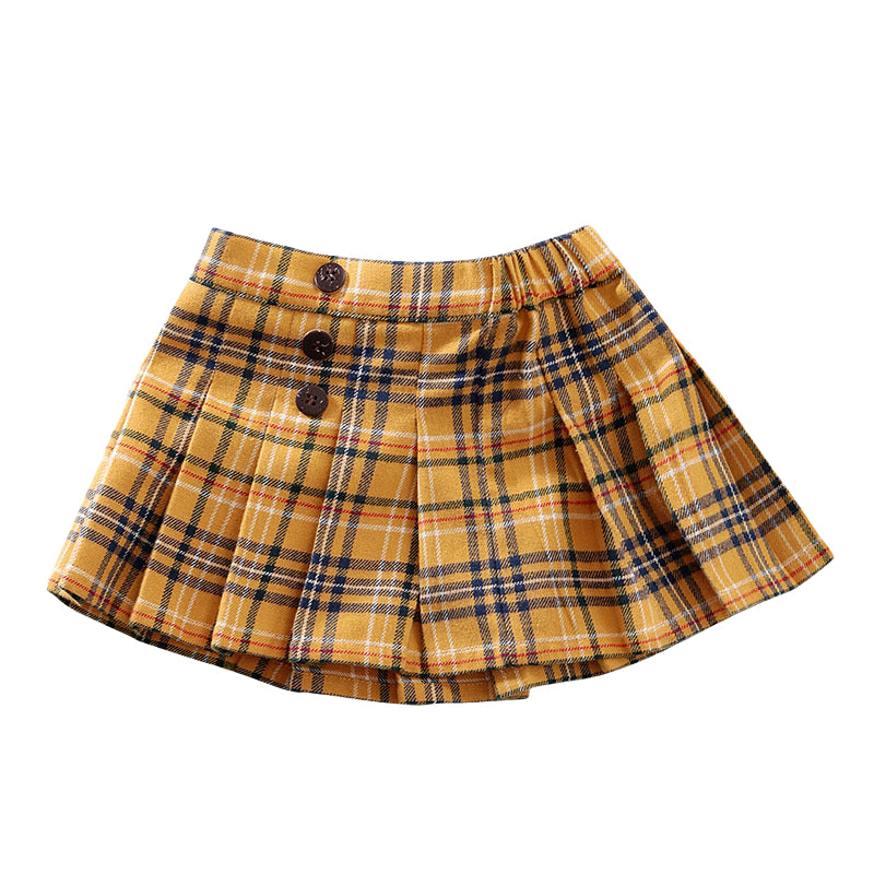 Baby Kid Girls Checked Skirts Wholesale 230113296