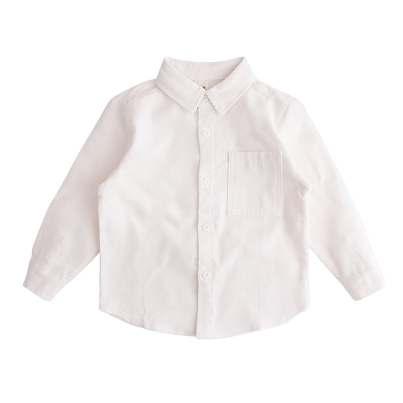 Baby Kid Unisex Solid Color Shirts Wholesale 230113316