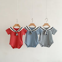 Load image into Gallery viewer, Baby Unisex Color-blocking Rompers Wholesale 230113404
