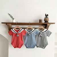 Load image into Gallery viewer, Baby Unisex Color-blocking Rompers Wholesale 230113404
