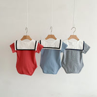 Load image into Gallery viewer, Baby Unisex Color-blocking Rompers Wholesale 230113404
