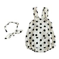 Load image into Gallery viewer, Baby Girls Polka dots Rompers Wholesale 230113421
