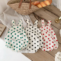 Load image into Gallery viewer, Baby Girls Polka dots Rompers Wholesale 230113421
