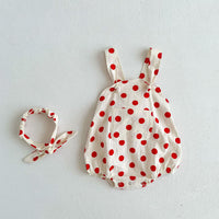 Load image into Gallery viewer, Baby Girls Polka dots Rompers Wholesale 230113421
