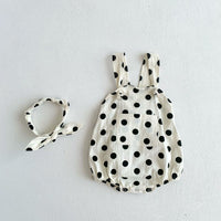 Load image into Gallery viewer, Baby Girls Polka dots Rompers Wholesale 230113421

