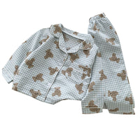 Load image into Gallery viewer, 2 Pieces Set Baby Kid Girls Cartoon Print Shirts And Pants Wholesale 23011365
