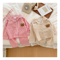 Load image into Gallery viewer, 2 Pieces Set Baby Kid Girls Cartoon Print Shirts And Pants Wholesale 23011365
