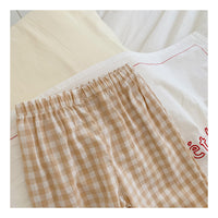 Load image into Gallery viewer, 2 Pieces Set Baby Kid Girls Cartoon Print Shirts And Pants Wholesale 23011365
