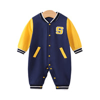 Load image into Gallery viewer, Baby Boys Letters Color-blocking Jumpsuits Wholesale 23011367
