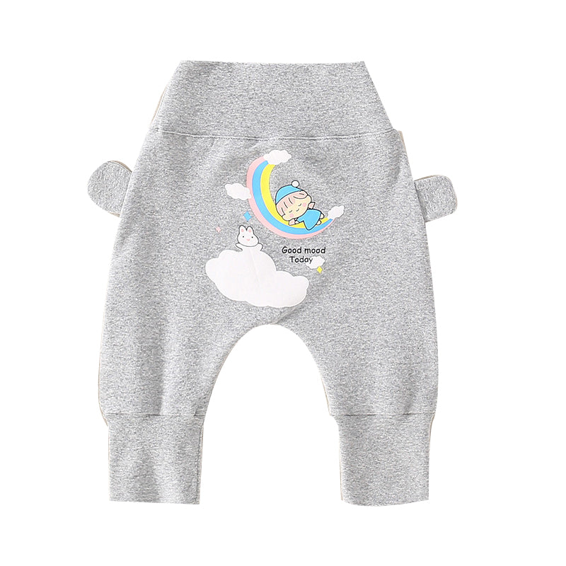 Baby Kid Unisex Cartoon Print Pants Wholesale 23011377