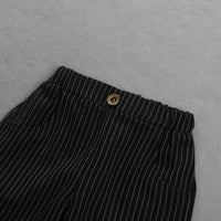 Load image into Gallery viewer, 2 Pieces Set Baby Kid Boys Dressy Striped Bow Shirts And Pants Suits Wholesale 23011405
