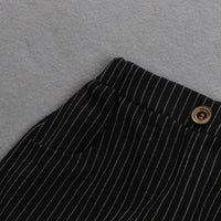 Load image into Gallery viewer, 2 Pieces Set Baby Kid Boys Dressy Striped Bow Shirts And Pants Suits Wholesale 23011405
