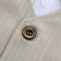 Load image into Gallery viewer, 2 Pieces Set Baby Kid Boys Dressy Striped Bow Shirts And Pants Suits Wholesale 23011405
