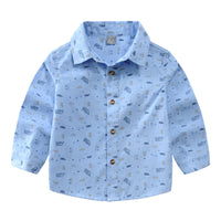 Load image into Gallery viewer, Baby Kid Boys Car Cartoon Print Shirts Wholesale 23011410
