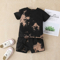 Load image into Gallery viewer, 2 Pieces Set Baby Boys Tie Dye T-Shirts And Shorts Wholesale 230114119
