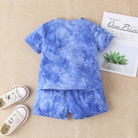 Load image into Gallery viewer, 2 Pieces Set Baby Boys Tie Dye T-Shirts And Shorts Wholesale 230114119
