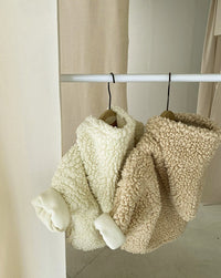 Load image into Gallery viewer, 2 Pieces Set Baby Unisex Solid Color Hoodies Sweatshirts And Pants Wholesale 230114132
