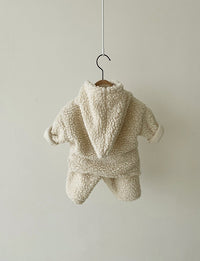 Load image into Gallery viewer, 2 Pieces Set Baby Unisex Solid Color Hoodies Sweatshirts And Pants Wholesale 230114132
