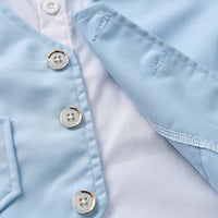 Load image into Gallery viewer, 2 Pieces Set Baby Kid Boys Birthday Solid Color Bow Tops And Pants Wholesale 230114141
