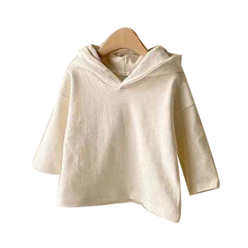 Baby Unisex Solid Color Hoodies Sweatshirts Wholesale 230114148
