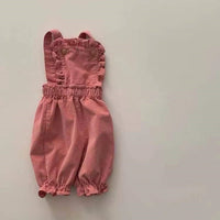 Load image into Gallery viewer, Baby Girls Solid Color Jumpsuits Wholesale 230114149
