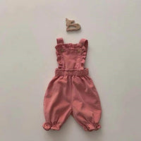 Load image into Gallery viewer, Baby Girls Solid Color Jumpsuits Wholesale 230114149
