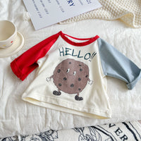 Load image into Gallery viewer, Baby Unisex Letters Color-blocking Cartoon Print Tops Wholesale 230114150
