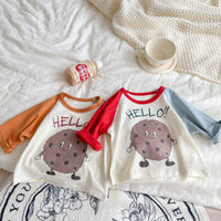 Load image into Gallery viewer, Baby Unisex Letters Color-blocking Cartoon Print Tops Wholesale 230114150
