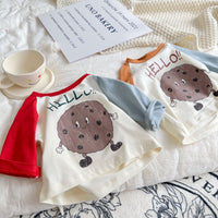 Load image into Gallery viewer, Baby Unisex Letters Color-blocking Cartoon Print Tops Wholesale 230114150
