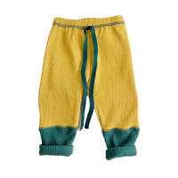 Load image into Gallery viewer, Baby Unisex Color-blocking Muslin&amp;Ribbed Pants Wholesale 230114156
