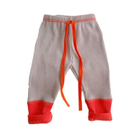 Load image into Gallery viewer, Baby Unisex Color-blocking Muslin&amp;Ribbed Pants Wholesale 230114156
