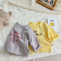 Load image into Gallery viewer, Baby Unisex Letters Expression Print Tops Wholesale 230114157
