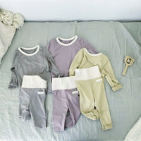 Load image into Gallery viewer, 2 Pieces Set Baby Unisex Polka dots Print Tops And Pants Wholesale 230114168
