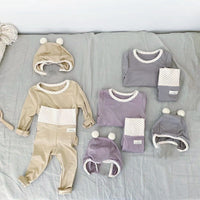 Load image into Gallery viewer, 2 Pieces Set Baby Unisex Polka dots Print Tops And Pants Wholesale 230114168
