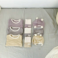 Load image into Gallery viewer, 2 Pieces Set Baby Unisex Polka dots Print Tops And Pants Wholesale 230114168
