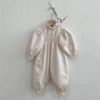 Load image into Gallery viewer, Baby Girls Solid Color Jumpsuits Wholesale 230114171
