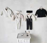 Load image into Gallery viewer, Baby Girls Solid Color Striped Tops Wholesale 230114172
