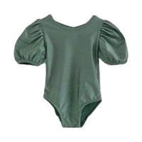 Load image into Gallery viewer, Baby Girls Solid Color Flower Print Beach Rompers Swimwears Wholesale 230114178
