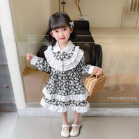 Load image into Gallery viewer, Baby Kid Girls Flower Print Dresses Wholesale 230114180
