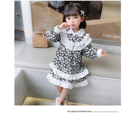 Load image into Gallery viewer, Baby Kid Girls Flower Print Dresses Wholesale 230114180
