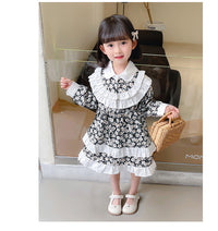 Load image into Gallery viewer, Baby Kid Girls Flower Print Dresses Wholesale 230114180
