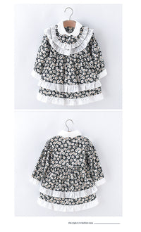 Load image into Gallery viewer, Baby Kid Girls Flower Print Dresses Wholesale 230114180
